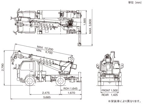 建柱車 cad|TADANO.